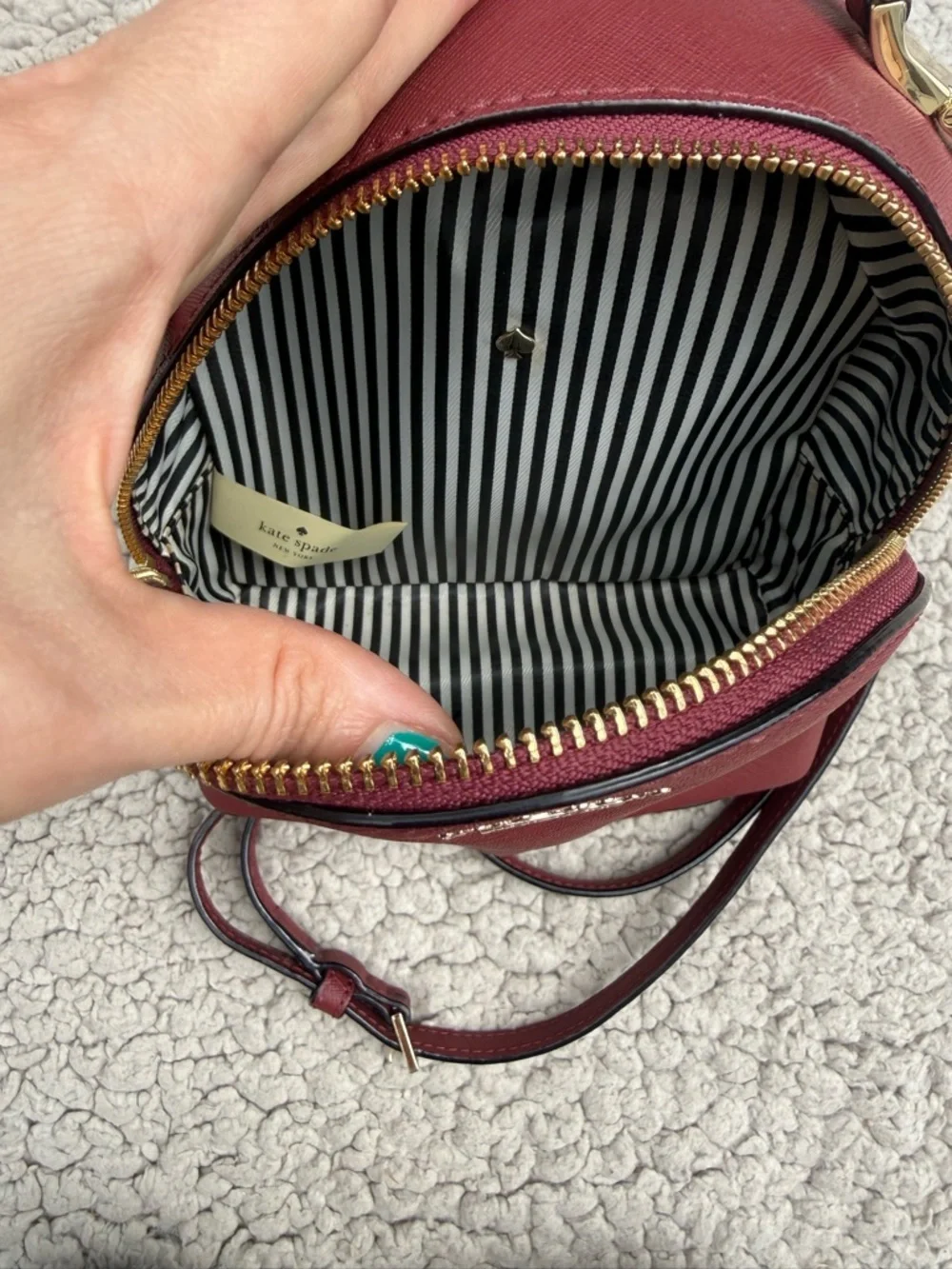 kate spade Wine Red Mini Backpack